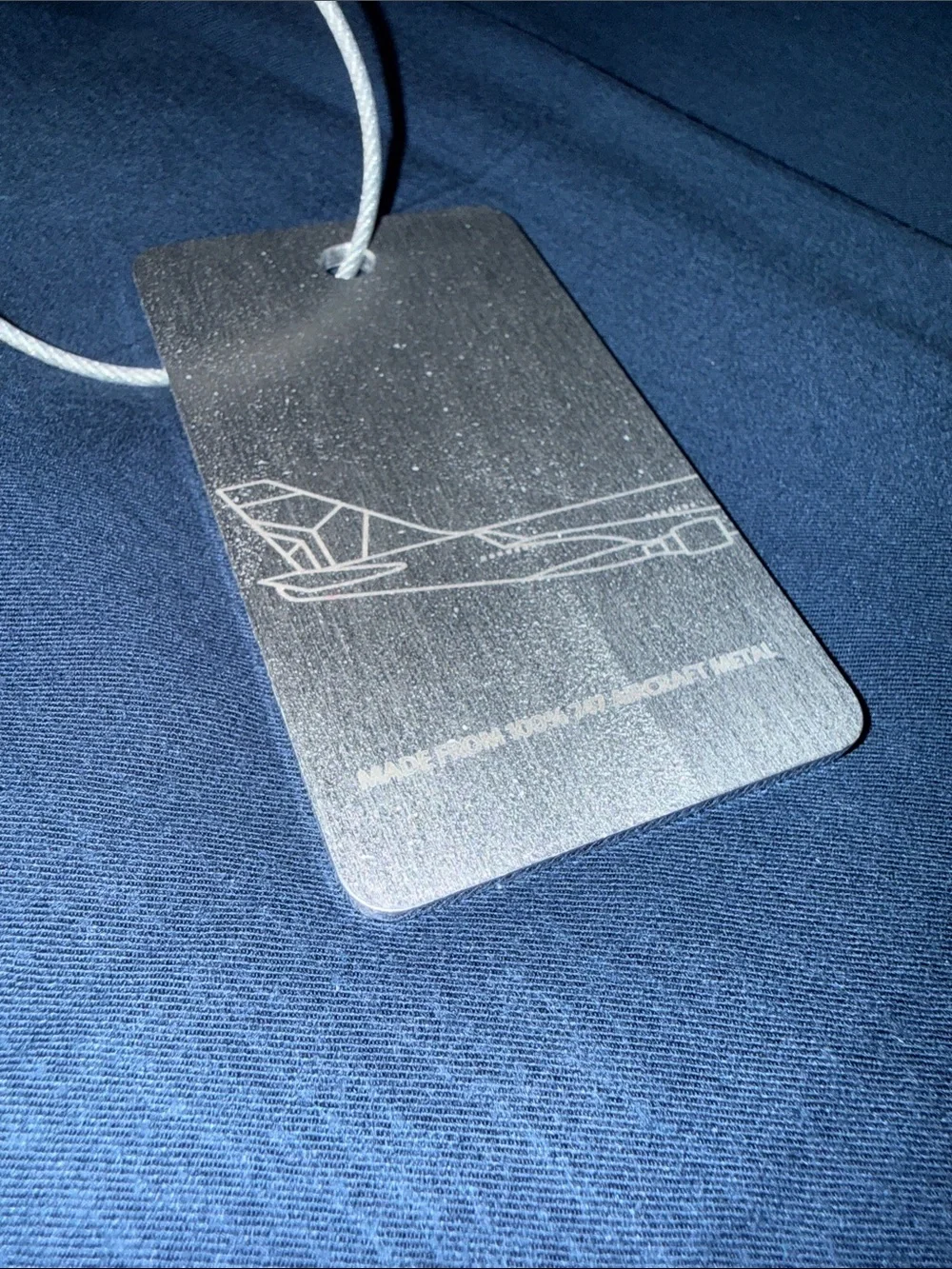 Delta Airlines x AmEx 100 Years Metal Luggage Bag Tag